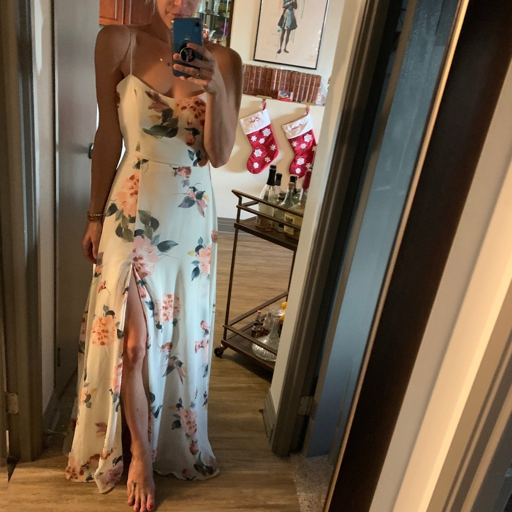 Jenny Yoo Floral Bridesmaid Dress